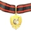 ALBANIA, ORDER OF SKANDERBEG COMMANDER’S NECK BADGE, TYPE II Παράσημα - Στρατιωτικά μετάλλια - Τάγματα αριστείας